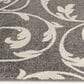 Central Oriental Terrace Tropic Macala 9"10" x 12"10" Stone and Snow Area Rug, , large