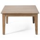Hearth and Haven Outdoor Coffee Table with Slatted Top in Light Brown, , large