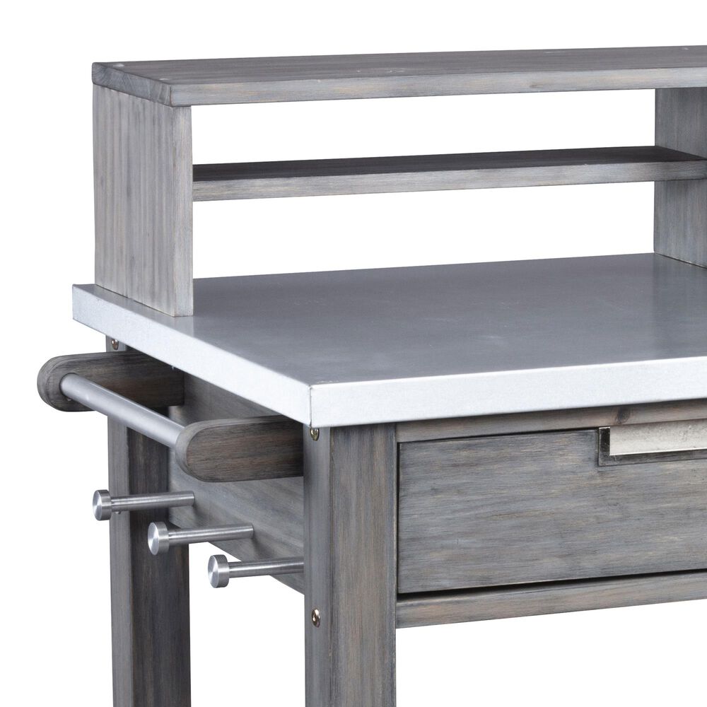 Homestyles Maho Potting Bench in Gray, , large