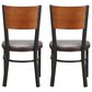 Linon Home Decor Elmer Side Chair in Brown and Medium Oak (Set of 2), , large