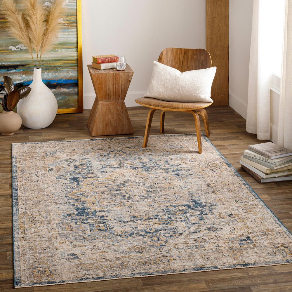 Surya Aspendos 10&#39; x 13&#39;11&quot; Ivory, Tan, Black, Light Gray and Deep Teal Area Rug, , large