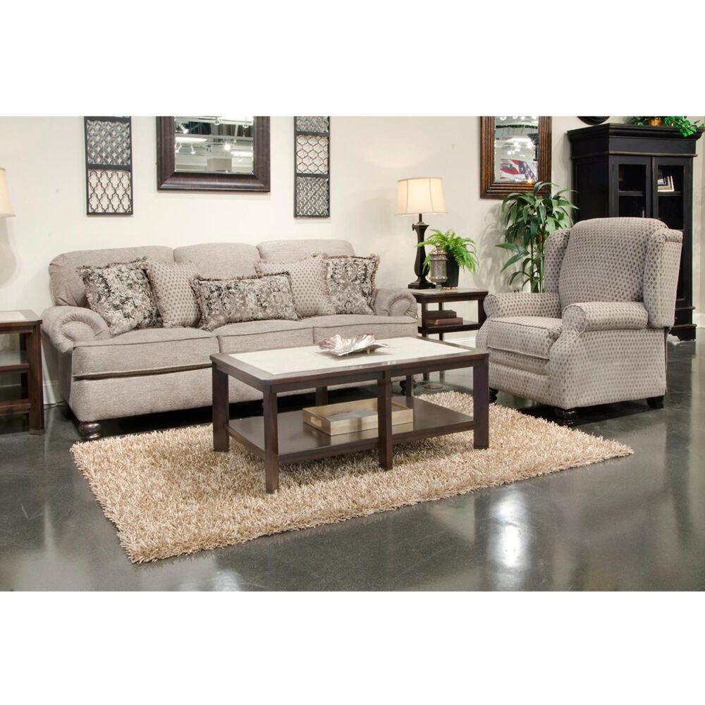 Catnapper Freemont Push Back Reclining Chair in Pewter, , large