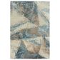 RIZZY Finesse Beige and Blue 6" x 9" Area Rug, , large