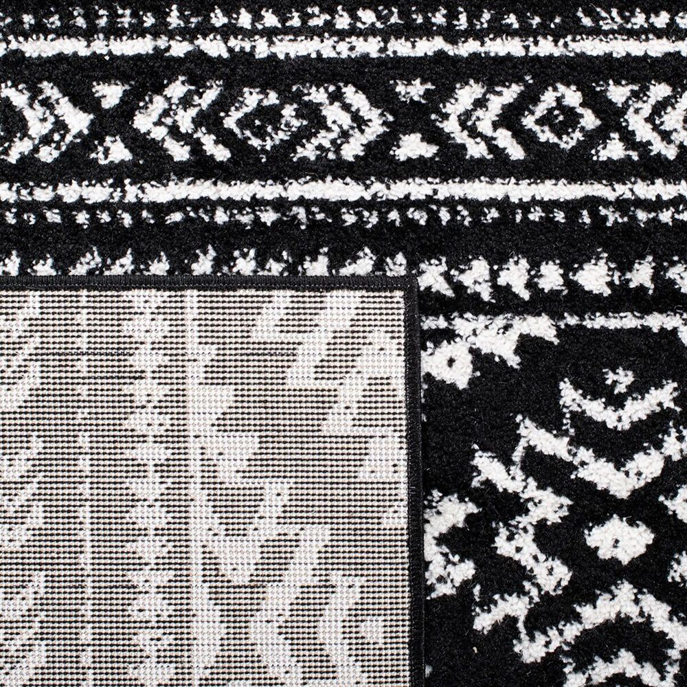 Safavieh Tulum TUL272 2&#39; x 9&#39; Black and Ivory Runner, , large