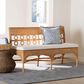 Baxton Studio Oxford Dining Bench in Light Honey, , large