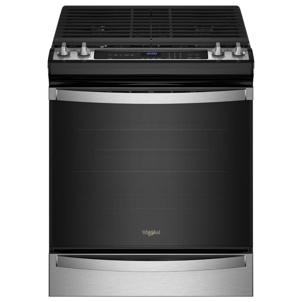 Whirlpool 5.8 Cu. Ft. Gas Range 7-in-1 Air Fry Oven in Fingerprint Resistant Stainless Steel, , large