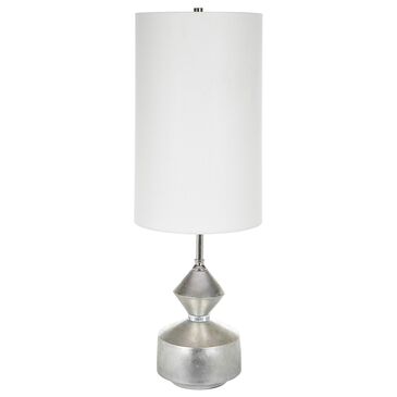 Uttermost Vial Buffett Lamp in Silver and Polished Nickel, , large