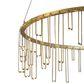 Golden Lighting Lucerna 26" 1-Light LED Chandelier in Gold, , large
