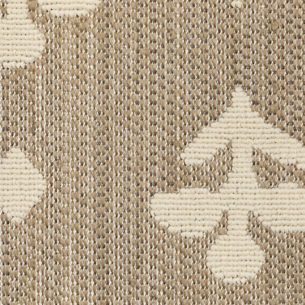 ROW by Oriental Weavers Zarina Floral Beige and Ivory 9'10" x 12'10" Indoor/Outdoor Area Rug, , large