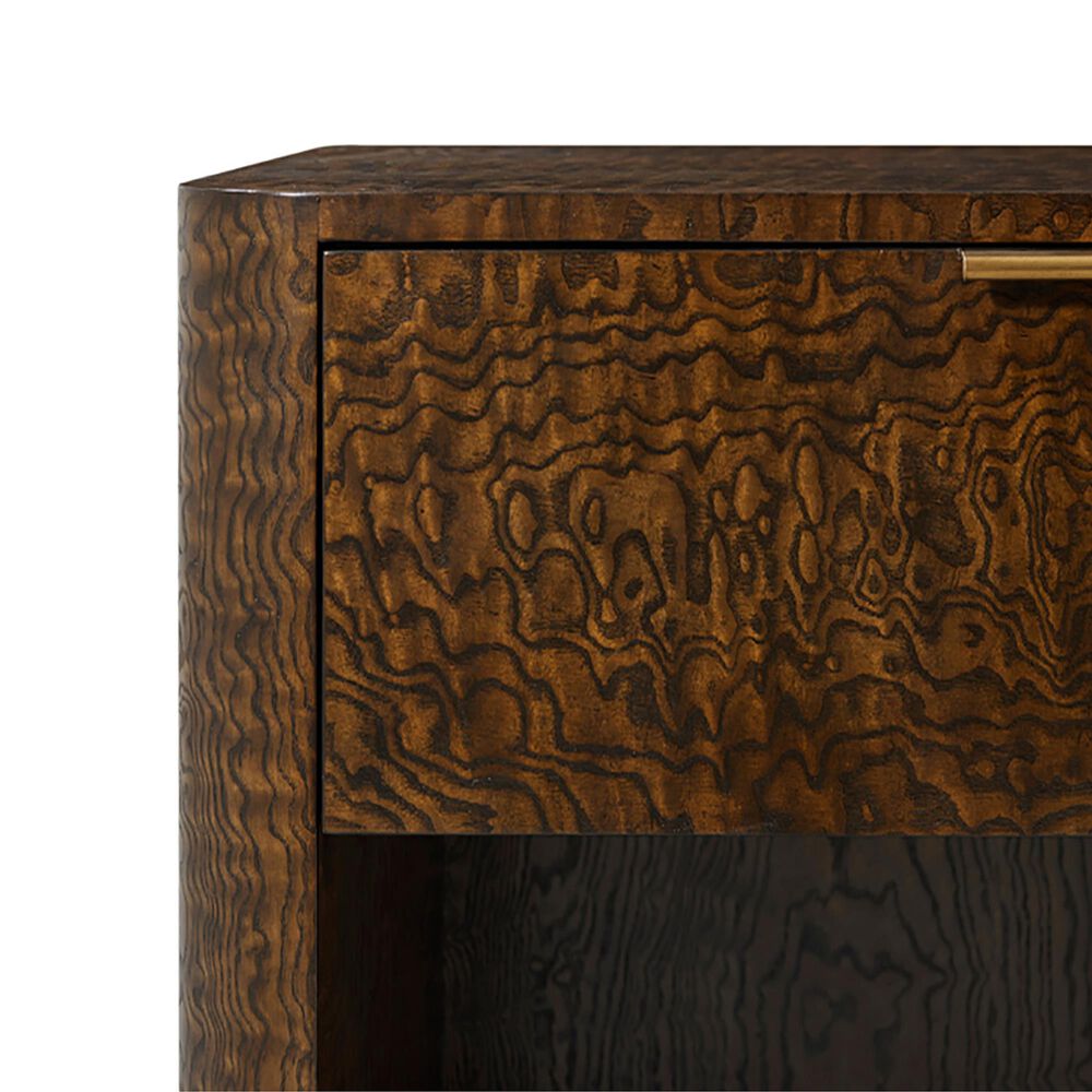 Theodore Alexander Kesden Nightstand  in Pyramid Brown, , large