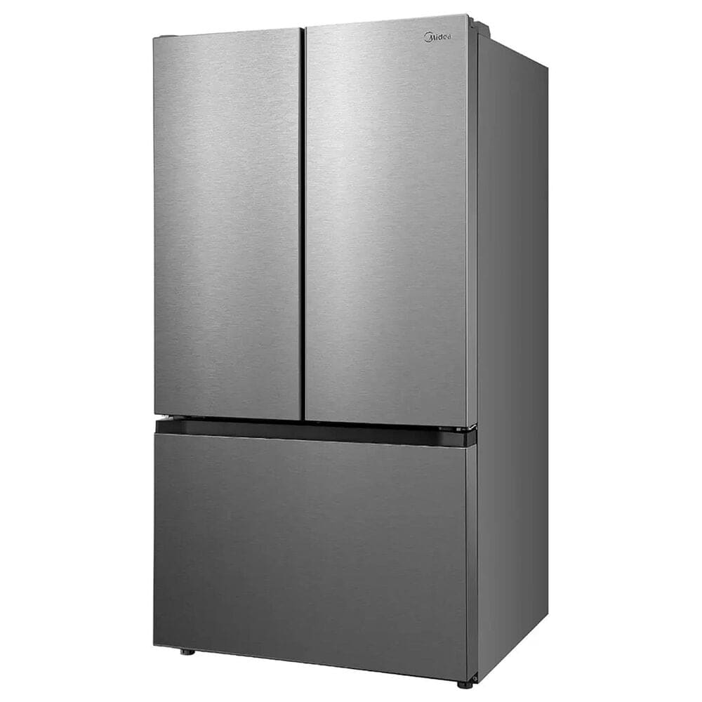 Midea 27 Cu. Ft. Counter-Depth French Door Refrigerator with AutoFill Water Pitcher in Stainless Steel, , large