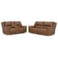 Ashley Trasimeno Power Reclining Sofa in Caramel, , large