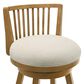 Armen Living Harper 30" Swivel Bar Stool in Amber Glow, , large