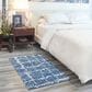 Nourison Luna 2" x 3" Blue and Silver Area Rug, , large