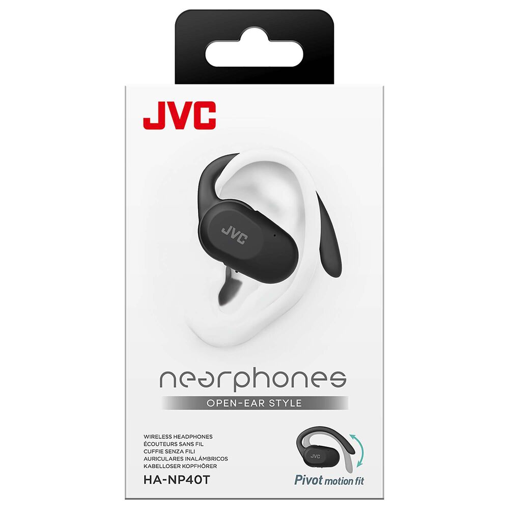 JVC Nearphones Open-Ear True Wireless Earbuds in Black, , large
