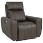 Aurora Furnishings Zero Gravity Power Recliner with Power Headrest in Dallas Espresso, , large