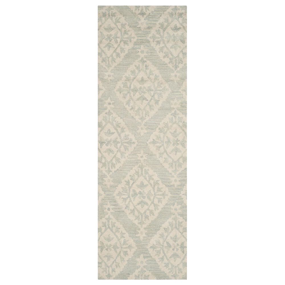 Safavieh Micro-Loop 2"3" x 7" Light Blue Runner, , large