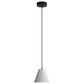 Golden Lighting Clarus 8" 1-Light LED Pendant in White Sandstone, , large