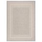 Nourison Horizon HOZ03 Grey 6" x 9" Indoor/Outdoor Area Rug, , large