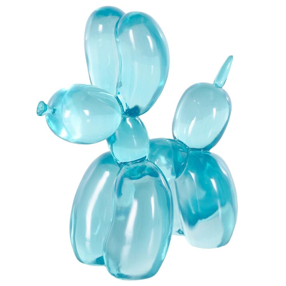 Maple and Jade Dog Tinted Balloon Decorative Sculpture in Light Blue, , large