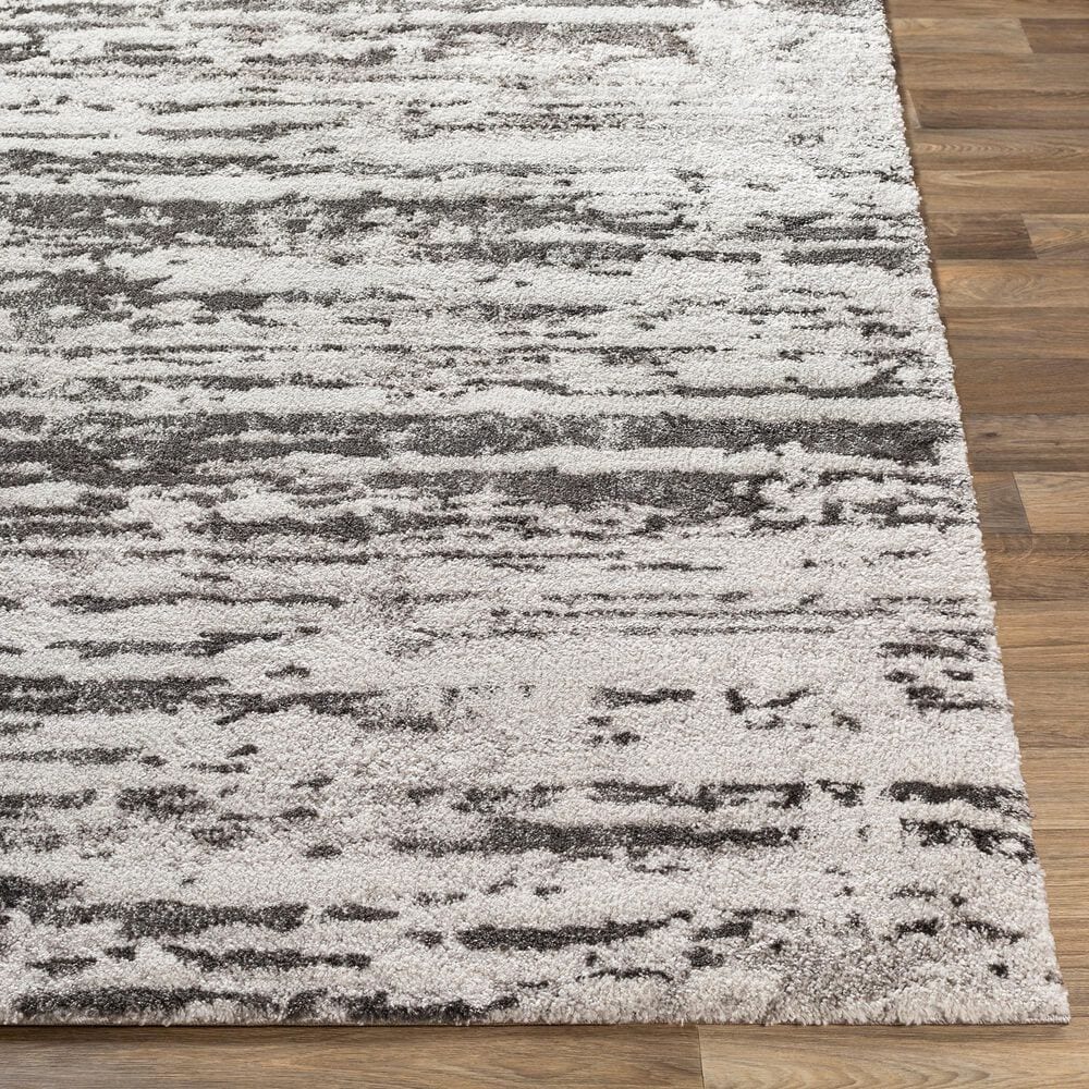 Surya Venice VNE-2301 6&#39;9&quot; x 9&#39;6&quot; Charcoal, Gray and Ivory Area Rug, , large