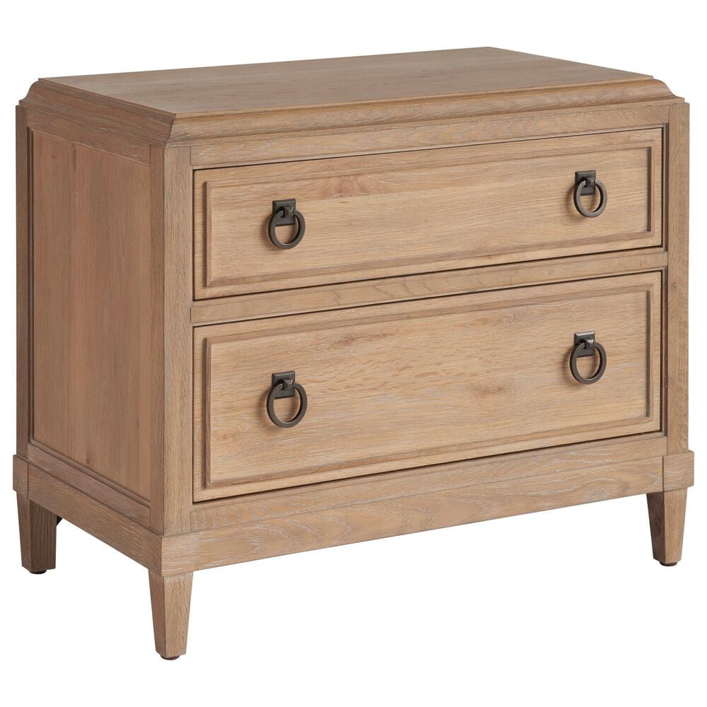 Universal Furniture Griffith Park King Upholstered Bed with Two Nightstands in Sienna, , large