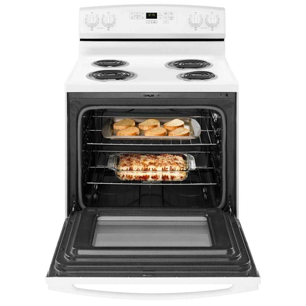 Amana 30" Electric Range with Coil Burners in White, , large