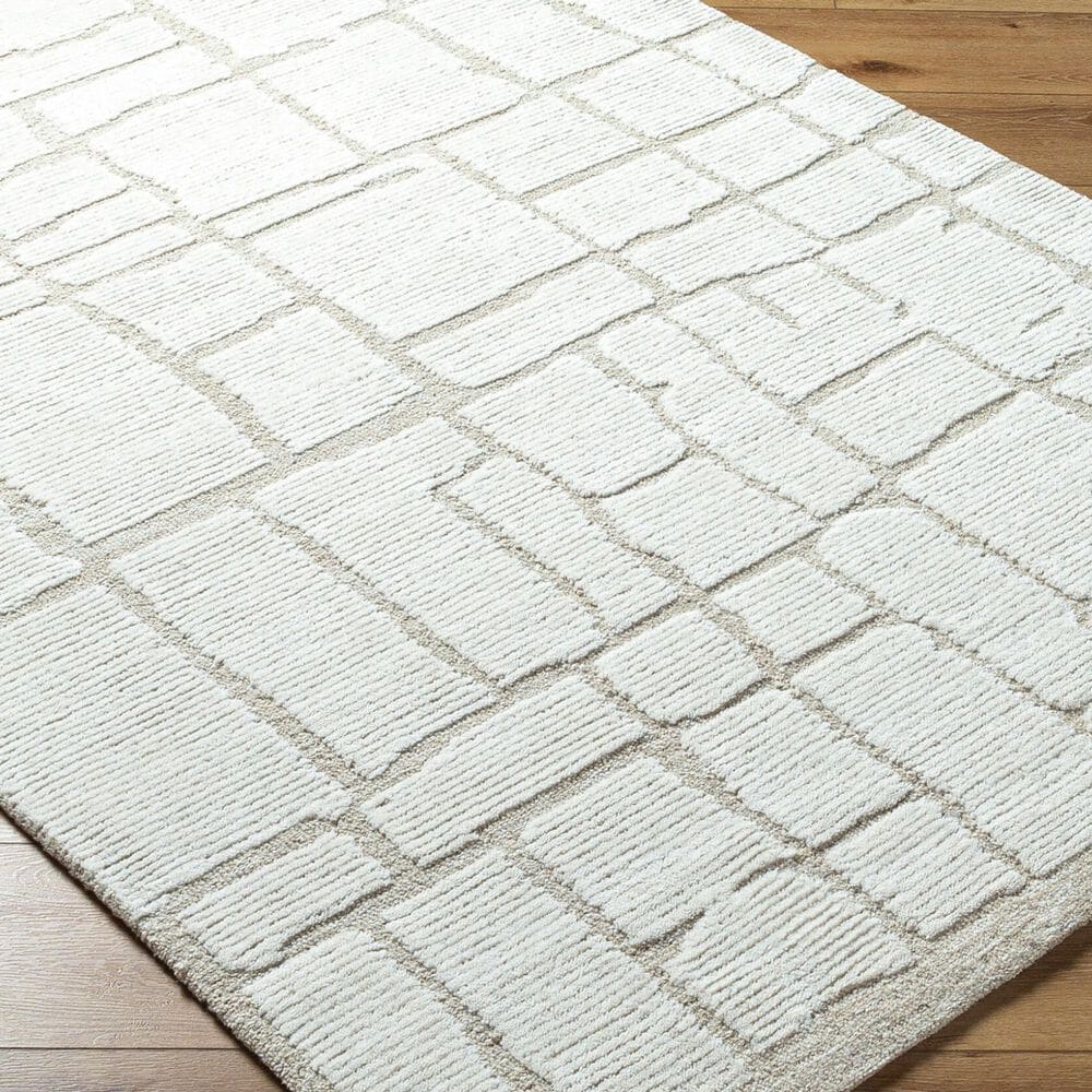 Surya Bianca Light Silver and Ash 9&#39; x 12&#39; Area Rug, , large