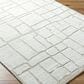 Surya Bianca Light Silver and Ash 9" x 12" Area Rug, , large
