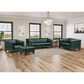 Hydeline Picadilly Ottoman in Emerald Green, , large