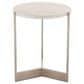 Rowe Furniture Corporation Reverie End Table in Blanca and Platinum, , large