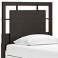Ashley Covetown Twin Panel Bed in Dark Brown, , large