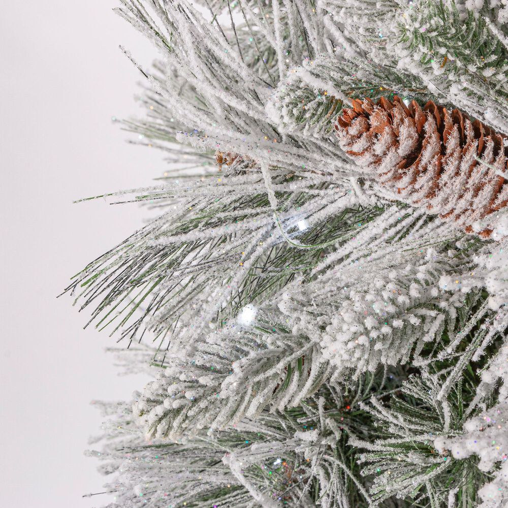 The Gerson Company 4&#39; Pre-Lit Artificial Christmas Tree in Green, , large