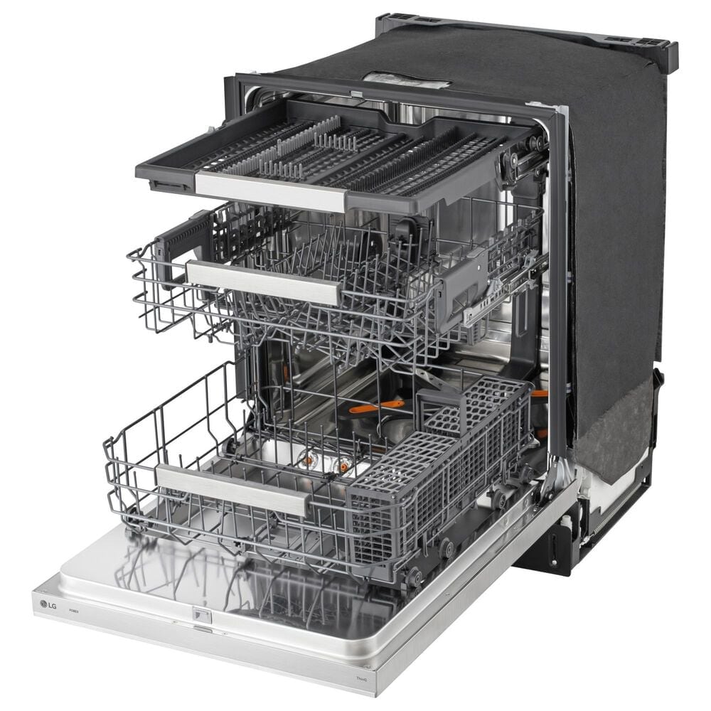 LG 24" Built-In Pocket Handle Dishwasher with 3rd Rack in PrintProof Stainless Steel, , large