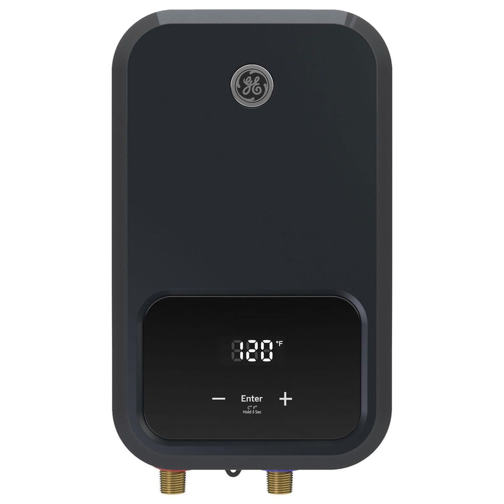 GE Appliances 14.6 kW Tankless Electric Water Heater in Diamond Gray, , large