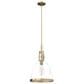 Hunter Van Nuys 13" 1-Light Pendant in Alturas Gold, , large