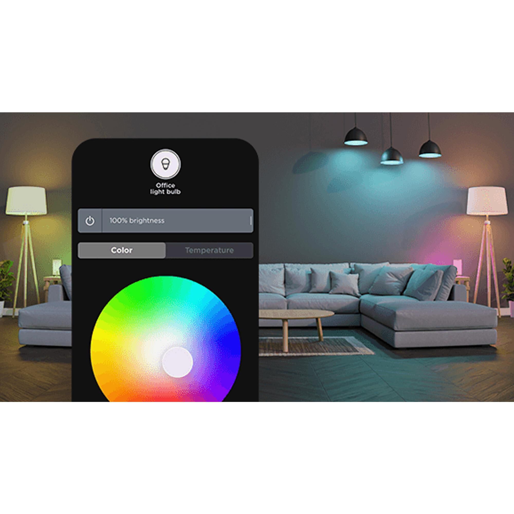 Roku 2-Pack Smart Bulb SE Dimmable A19 in Multicolor