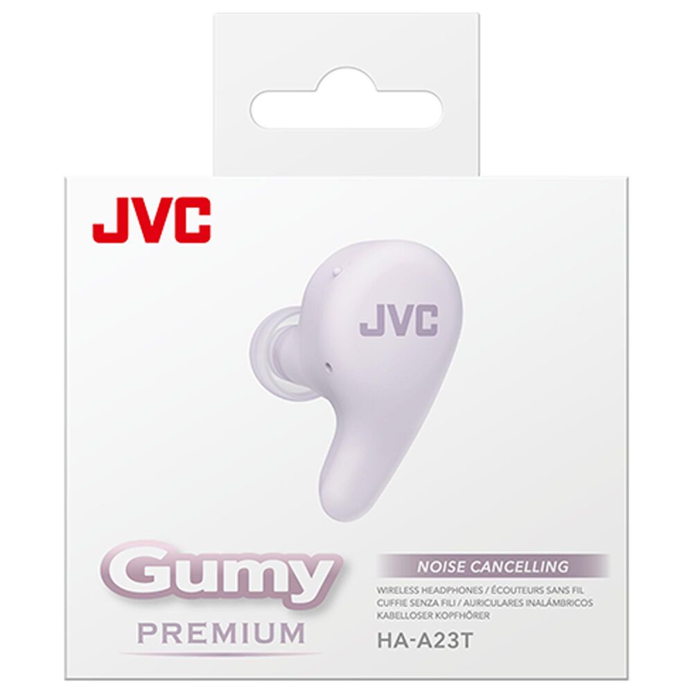 JVC Gumy Wireless Noise Cancelling Earbuds in Violet, , large