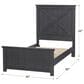 Legacy Classic Flatiron Twin Panel Bed with Trundle in Midnight, , large