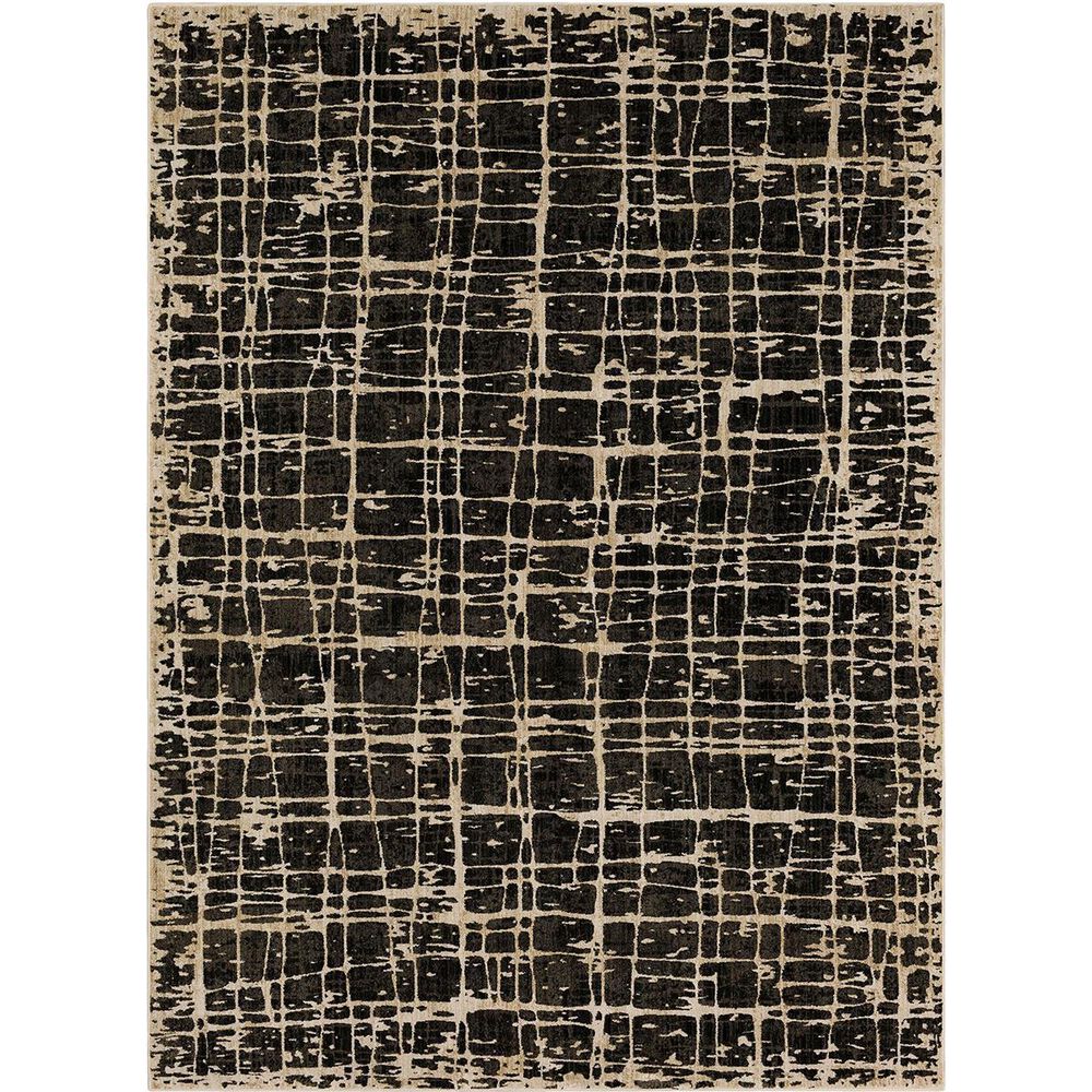 Scott Living Expressions Elan 91677-90121 9"6" x 12"11" Onyx Area Rug, , large