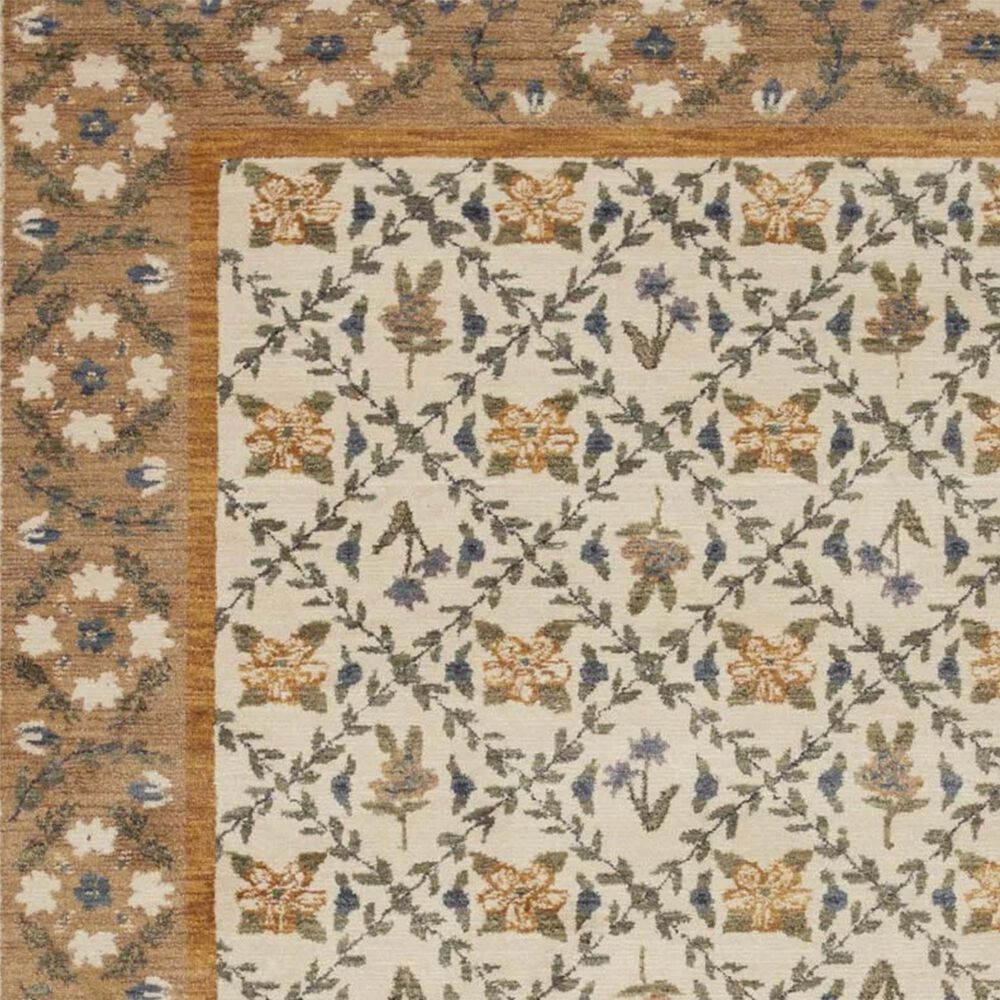 Rifle Paper Co. Fiore FIO-03 2&#39;7&quot; x 4&#39; Gold Area Rug, , large