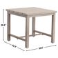 Steve Silver Co. Blakley Patio End Table in White Washed, , large