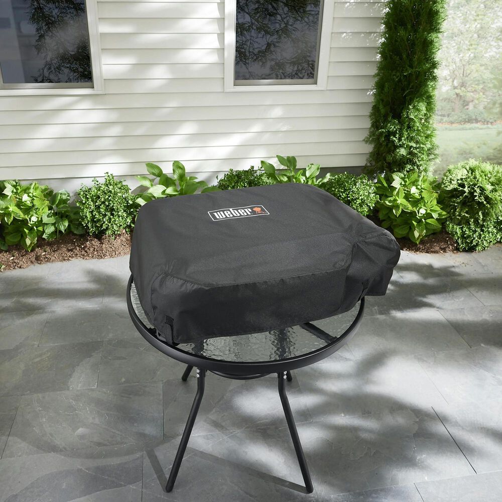 Weber Premium Griddle Cover for Traveler 22&quot; Portable in Black, , large