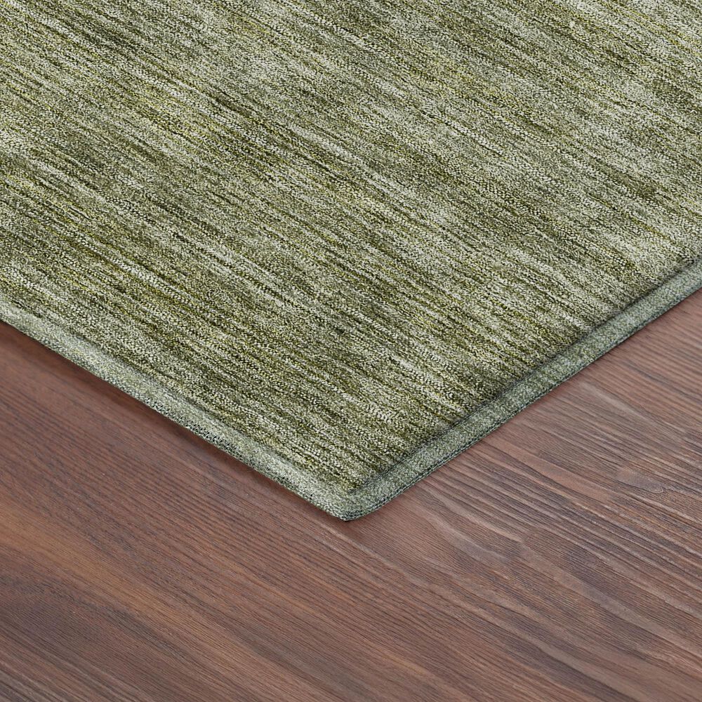 Dalyn Rug Company Soft Essentials Solid Aloe 8' Round Indoor/Outdoor Area Rug, , large