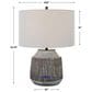Uttermost Neolithic Table Lamp in Blue Gray, Rust Brown and Dark Bronze, , large