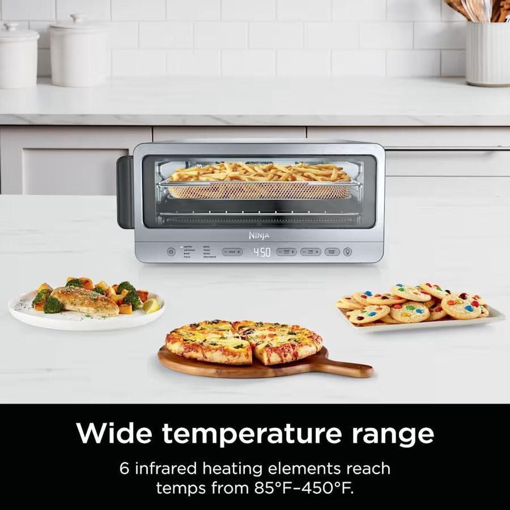 Ninja Flip Toaster Oven and Air Fryer in Stainless Steel and Black, , large