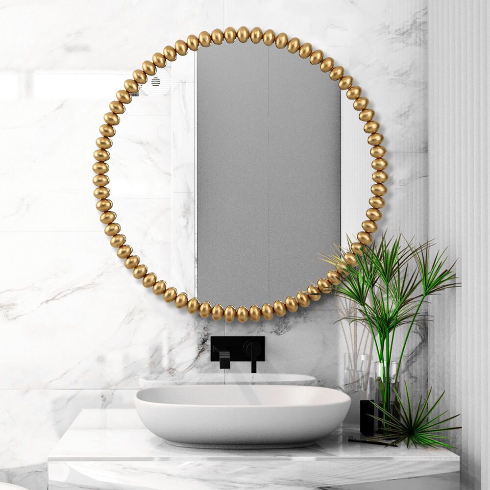 Uttermost Byzantine Mirror in Antique Gold, , large