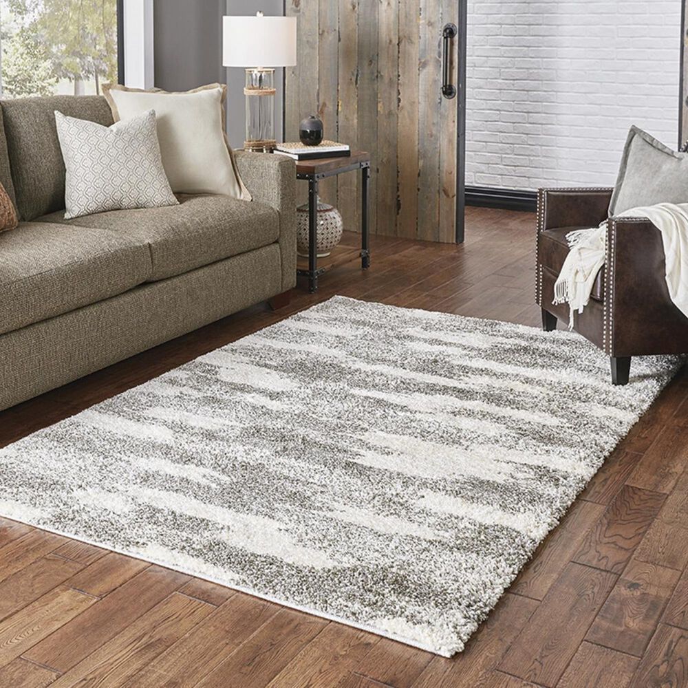 Oriental Weavers Henderson 565J 9&#39;10&quot; x 12&#39;10&quot; Grey and Ivory Area Rug, , large