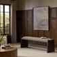 Four Hands Eros Accent Bench in Sandhill Cocoa, , large