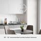 Hunter Sacha 3-Light Globe Pendant in Brushed Nickel, , large